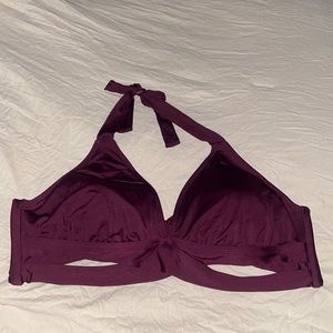 Purple bathing suit top